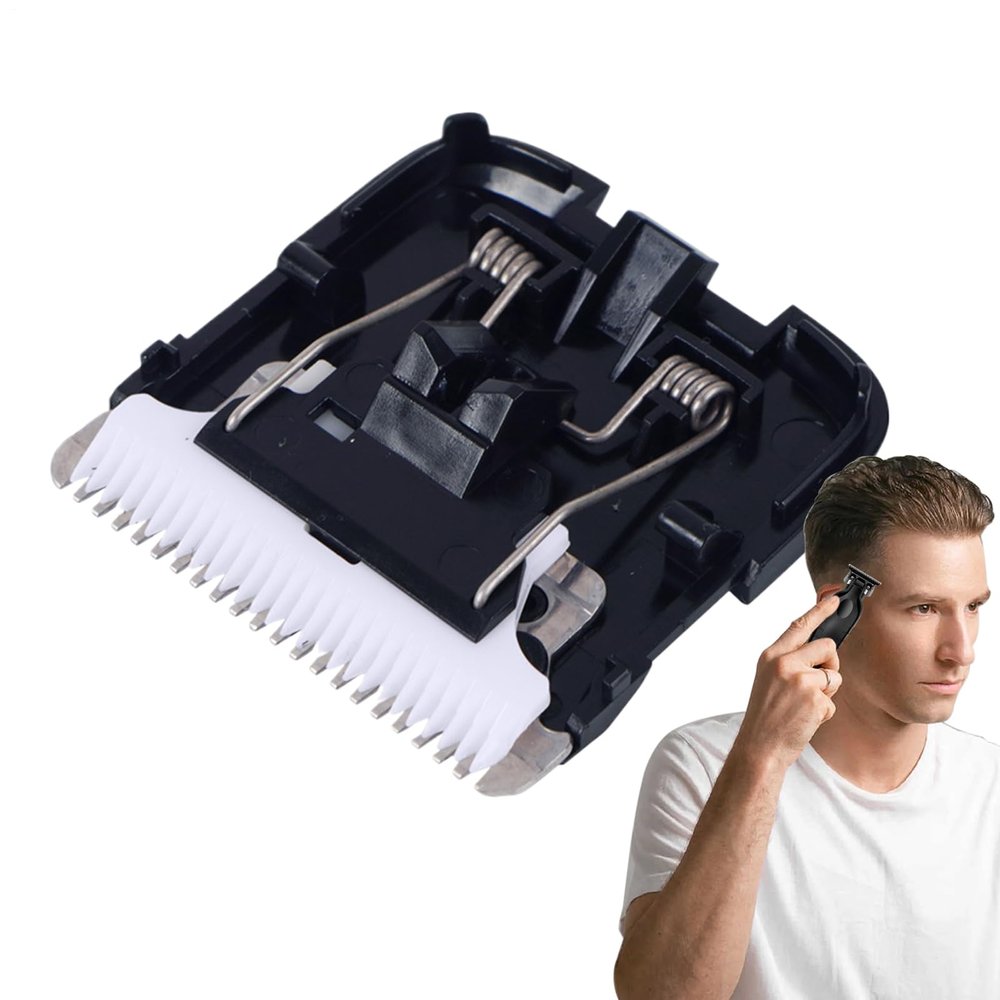 Replacement Head for Hair Clipper | Cutting Part for Trimmer Tool | Silent Ceramic Head for Facial and Body Hair Care