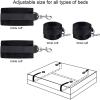 Black Nylon Non-Linear Multifunctional Adjustable Indoor Bedside Fixed Ligaments, Four Nylon Buckle Sleeves For Hands And Legs - D6 view 3
