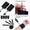 Black Nylon Non-Linear Multifunctional Adjustable Indoor Bedside Fixed Ligaments, Four Nylon Buckle Sleeves For Hands And Legs - D6 view 4