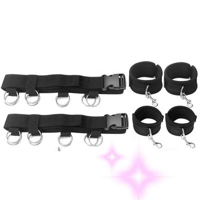Adjustable Nylon Classic Black Linear Indoor Bedside Fitness Ligament For Bare Wrist And Foot Support - D5