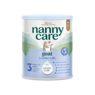 Nannycare Goat Based Toddler Milk Stage 3 (From 1-3 Years) | Baby Powder from Whole Goat Milk | Nutritionally Complete Formula for Combination or Bottle Feeding 800g (Single Tin)