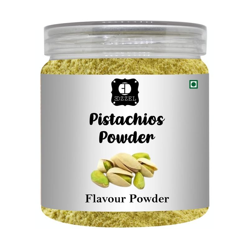 EDZZEL Dried Pistachios Powder Pistachio Nut Powder for Baking, Desserts, Smoothies, Ice Cream, Cookies, Cakes, Fillings & Gourmet Cooking Versatile Pantry Ingredient