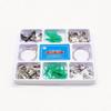 80pcs/set Dental Sectional Contoured Metal Matrices M4 matrices Matrix wedges set with add-on wedges rubber wedges resin clips (1 set F) view 3
