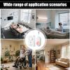 Bed Alarm | Bedside Cordless Warning | Waterproof Seniors Monitoring Bed Alarm for Night Kids Adults Bedwetting Indoor Caregiver Sleep Patients view 4