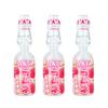 Hata Kosen Lychee Ramune Classic Japanese Carbonated Soda, Fun Marble Bottle, Lychee Flavour, 200ml (Pack of 3) view 1
