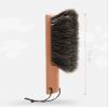 Horsehair Brushes Horsehair Bristles Duster With HookHand Broom Cleaning BrushesWooden Brush For Furniture, Patio, Bed,CarBedCouchGardenFurnitureClothes,Kitchen(Square) view 2