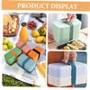 ZUNOXAZ Elastic Bento Box Straps Set 8pcs, 25mm Wide Sturdy Fixing Bands in Orange, Black, Blue, and Green, Stretchable Lunch Box Accessories for Office, Picnic, Camping and Travel view 3