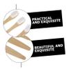 LOLIPPYY 5pcs Adults Toothbrush Set with Soft Bristles Round Tail Design, Wooden Handle, Gentle on Gums, Enhances Cleaning Efficiency, for Travel and Daily Use view 3