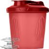 ark future Sports bottle, shaker with 750 ml capacity, includes a metal ball for easier mixing of supplements, ml and oz scale on one side, product made from PP, PE and metal (Red) view 1