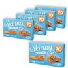 Light Salted Caramel Bars 95g Less Than 70 Calories High Fibre Guilt-Free Snack Vegetarian (5x Skinny Crunch Salted Caramel Bar 95g, Skinny Crunch) view 1