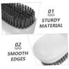 ERINGOGO Laundry Brush Dual-sided Soft Bristles Clothes Scrub Brush Household Shoe Cleaning Tool with Comfortable Grip for Delicate Fabrics and Shoes, White view 2
