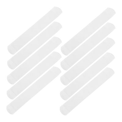 DECOMELODY Hat Sweat Liners with Sweat Absorption 10pcs White Non-woven Fabric Easy Application Protective Sizer Reducer Inserts for Hard Hats and Collars for Work Safety