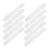 DECOMELODY Hat Sweat Liners with Sweat Absorption 10pcs White Non-woven Fabric Easy Application Protective Sizer Reducer Inserts for Hard Hats and Collars for Work Safety view 1