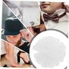 DECOMELODY Hat Sweat Liners with Sweat Absorption 10pcs White Non-woven Fabric Easy Application Protective Sizer Reducer Inserts for Hard Hats and Collars for Work Safety view 3