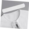 DECOMELODY Hat Sweat Liners with Sweat Absorption 10pcs White Non-woven Fabric Easy Application Protective Sizer Reducer Inserts for Hard Hats and Collars for Work Safety view 4