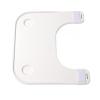Brrnoo Wheelchair Tray Table, Adjustable Lap Tray for Eating, Reading, Resting, White view 2