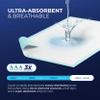 120 x Gatarn Premium Incontinence Bed Pads 60 x 90cm | Disposable Incontinence Bed Sheets | High Absorbency Waterproof Incontinence Underpads for Adults, Babies | Disposable Changing Mats For Babies view 3