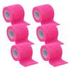 6 Rolls Tattoo Needle Bandage Tattoo Grip Cover Wrap Self Adhesive Wrist Bandage Elastic Sports Wrap Tape Breathable Cohesive Bandages Vet Wrap Bandages Rolls for Salon view 1