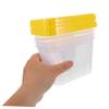 Amosfun Moisture Absorber Storage Container Moisture Absorber Holder Box Plastic Reusable 4pcs, Large Capacity Multi-function Water Absorbing Solution for Wardrobes and Cabinets for Home view 3