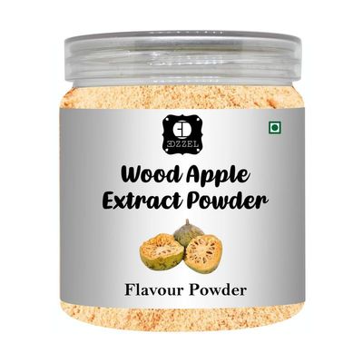 EDZZEL Dried Wood Apple Extract Powder | Fine Powder for Culinary Recipes, Beverage Blends, Baking, Dessert Mixes & Food Preparation | Versatile Kitchen Ingredient