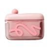 Floss Dispenser, Portable Flosser, Automatic Thread Holder, Compact Organizer with Easy Design, Teeth Cleaning Tool for Travel Hotels Restaurants Use, 2.76x3.54x1.18 Inches view 1