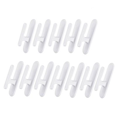 Greabuy Self-Adhesive Curtain Hooks for Wall Window Curtain String Holder Complete Set for Curtain Cord Management &