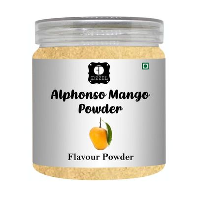 EDZZEL Dried Alphonso Mango Powder | Fine Fruit Powder for Smoothies, Baking, Desserts, Beverages, Ice Cream, Yogurt & Culinary Recipes | Versatile Pantry Ingredient