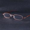 Folding Reading Glasses Anti Blue Light Glass, Compact Readers Portable Pocket Glasse With Pen Tube Case(red-+400) view 4