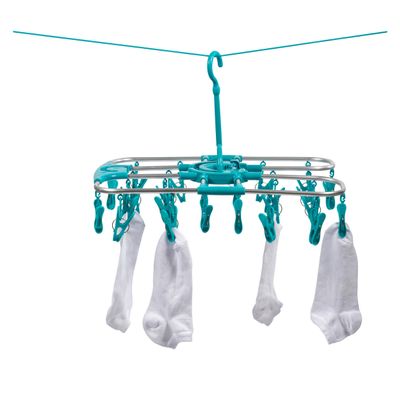 Beldray 2 In 1 Sock Airer Drying Rack With 20 Clips