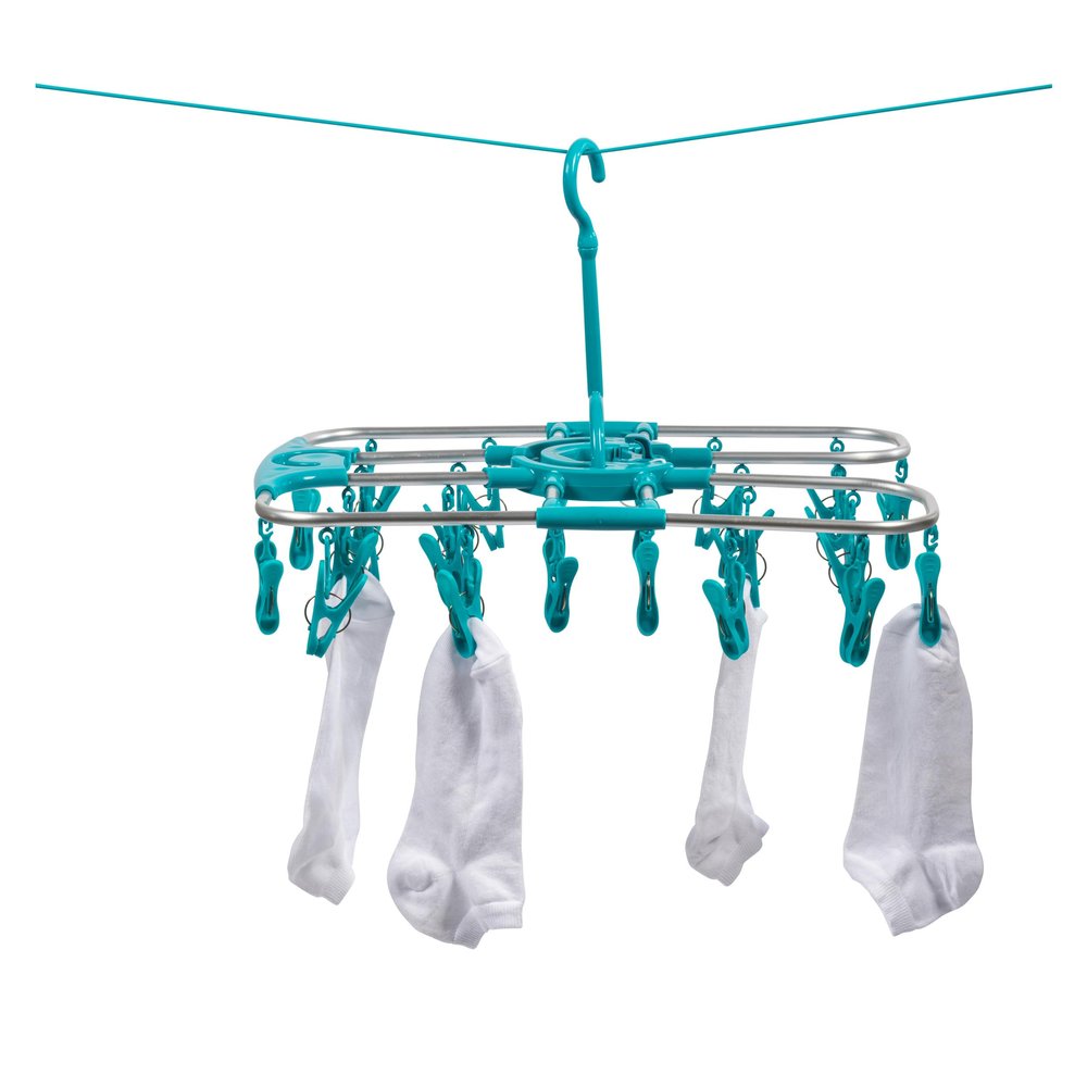 Beldray 2 In 1 Sock Airer Drying Rack With 20 Clips