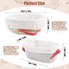 Foedo Sourdough Starter Kit, Sourdough Bread Baking Supplies with 40oz Jar, 10" & 11" Cotton Banneton Proofing Baskets Set - Artisan Bread Tools, Silicone Sling for Homemade Sourdough Baking view 3
