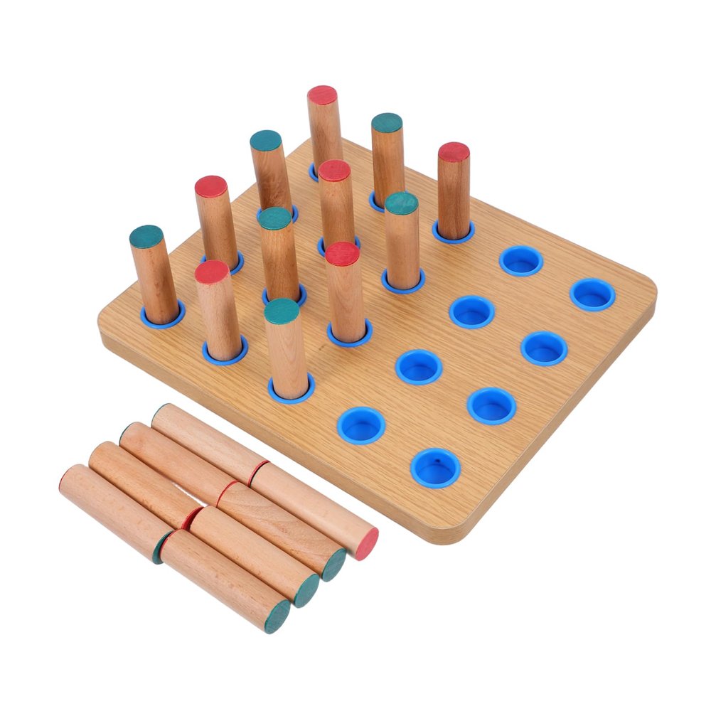 Abaodam Finger Rehabilitation Training Pegboard Wooden Pegs Large Hand Exercise Board for Finger Dexterity and Hand-Eye Coordination Therapy in Occupational Physical Rehabilitation