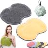 SoleSpa Hands-Free Silicone Foot Scrubber Mat, Shower Foot and Back Scrubber Massage Pad, Silicone Shower Feet Scrubbing Mat, Non-Slip Suction Cup Feet Cleaner Massager Mats (2PC-A) view 1