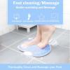 SoleSpa Hands-Free Silicone Foot Scrubber Mat, Shower Foot and Back Scrubber Massage Pad, Silicone Shower Feet Scrubbing Mat, Non-Slip Suction Cup Feet Cleaner Massager Mats (2PC-A) view 4