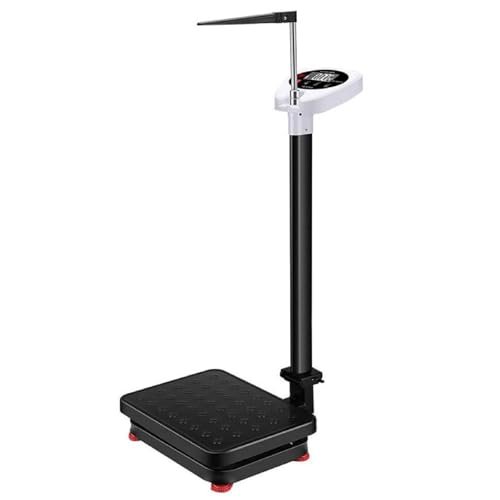 Digital Body Weight and Height Scale with LED Display for Home Health Monitoring, Accurate Measurement for Adults, 200kg Capacity