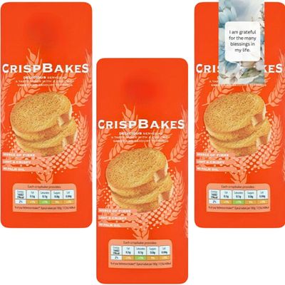 Crisp Bread Snack Bundle Bakery Delights Crispbakes 125g (3 Pack) By Oerich Gift