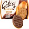 Chocolate Digestive Biscuits, 300g,Galaxy Digestive biscuits coated in chocolate, Suitable for vegetarians - Healthy Choice (5x Galaxy Orange Choc Biscuits 300g Pack) view 2