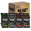 Beast Pharm | Biltong Beef Protein Snacks 12 Pack, 24g Protein per 40g Bag, Meat Keto Snacks Food | 4 Assorted Flavours view 1
