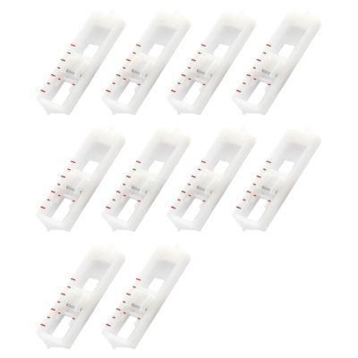 DOUDINGMAO Pack Of 10 Electric Sewing Machine Buttonhole Presser Foot For Easy Homes Use And Versatile Fabric Compatibility