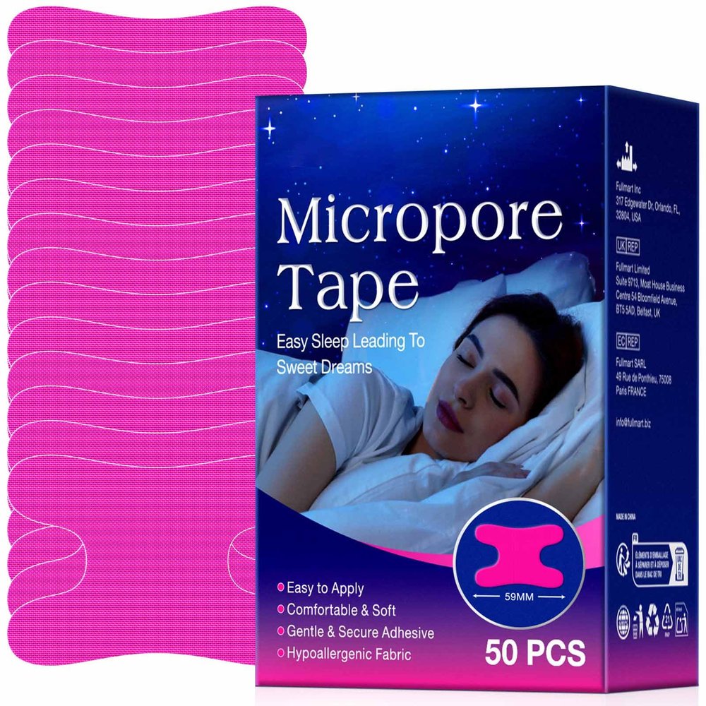 50PCS Antino Sleep Tape Small Pose Design Breathable Comfortable Plaster for Office Workers and Outdoor Activities