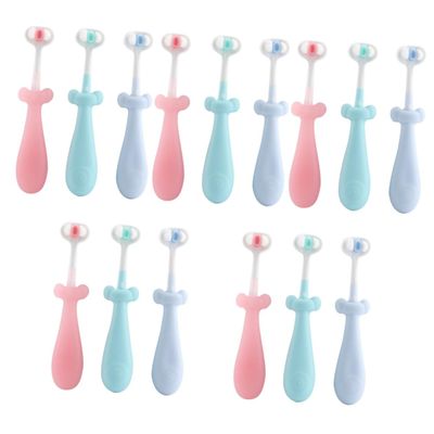 VICASKY 15pcs Boy Girl Toothbrush Soft Bristles Cute Design for Boys and Girls Manual Toothbrush