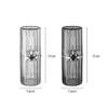 Travel Toothbrush Case with Cover Portable Toothbrush Holder Cup Multifunctional Toothpaste Storage Container Camping Toothbrushes Box Tooth Brush Carrier Holders for Business Trip Clear Grey Silver view 2