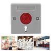 Bediffer Good ABS Panic Button, Anti Theft Safe Emergency Equipment for Nursing Homes, Banks, Jewelry Stores, Suitable for Elderly, Children, Sound Alarm System view 3