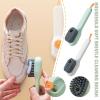Multifunctional Liquid Shoe Brush Household Shoe Washing Brush Soft Bristles Shoe Brush Collar White Brush Cleaning Laundry (Green free size) view 4