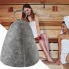 Felt Sauna Hat For Women Men, Unisex Hair Cap For Sauna, Water Absorbing Headwear, Soft Breathable Shower Bath Accessories view 3