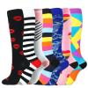 Compression Socks Compression Stockings Man Women 20~30 MmHg Knee High Sports Socks Outdoor Running Football Nursing High Socks(Color 24,S M) view 2