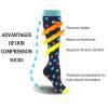 Compression Socks Compression Stockings Man Women 20~30 MmHg Knee High Sports Socks Outdoor Running Football Nursing High Socks(Color 24,S M) view 4