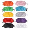 ZMCGNO 1PC Silk Eye Mask Eyeshade Cover Shade Soft Blindfold Travel Eyepatch Natural Sleeping Eye Patch Sleep Mask Women Men(Pink) view 2