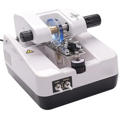 Adjustable Depth Optical Lens Grooving Machine for Precise Resin, Glass, and PC Lens Processing