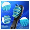 5/10Pcs Electric Toothbrush Replacement Heads Compatible for SEAGO SG910/507/958/515/949/575/551(10White 10Black) view 4